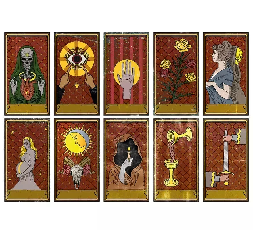 Translation missing: pt-PT.10 Cartas Vudú o Tarot de 11X20 cm