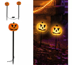 2 Lanternas de Abóbora com Luz para Jardim 50 cm