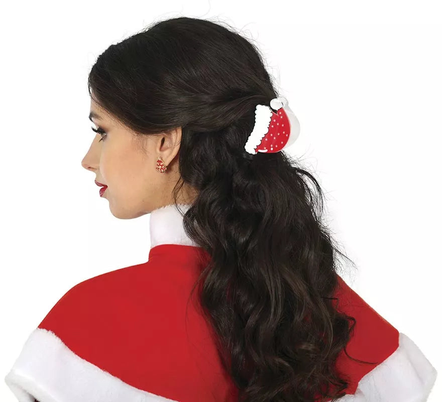Translation missing: pt-PT.2 Pinzas de Papa Noel para el Pelo de 7 cm