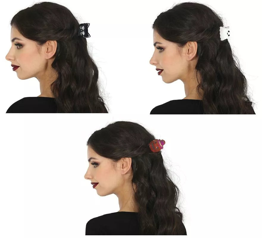 Translation missing: pt-PT.3 Pinzas de Halloween para el Pelo de 4 cm
