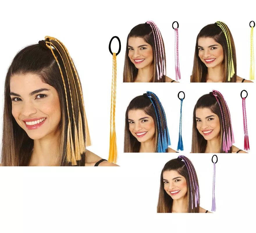 Translation missing: pt-PT.3 Trenzas de 35 cm en varios colores