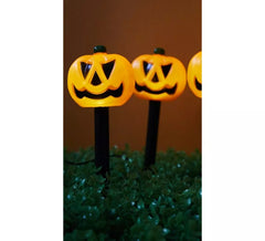 5 Lanternas de Abóbora Iluminação LED 8x39 cm