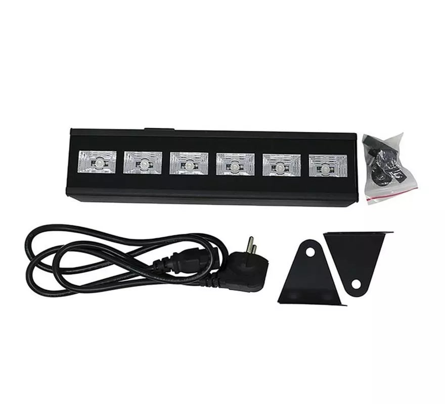 Translation missing: pt-PT.6 Leds Luz negra uv para interior de 6x3 w