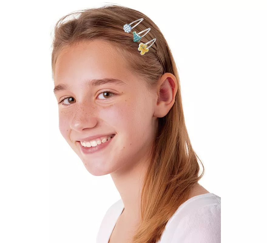 6 Pinzas Surtidas para el Pelo