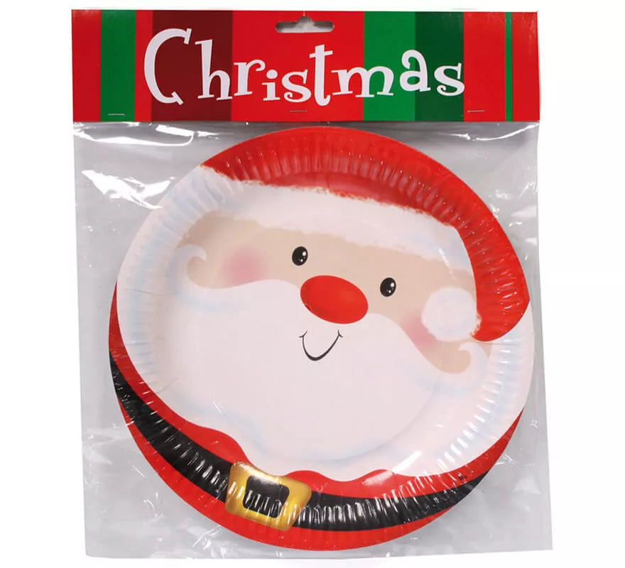Translation missing: pt-PT.6 Platos de Santa Claus de 22 cm