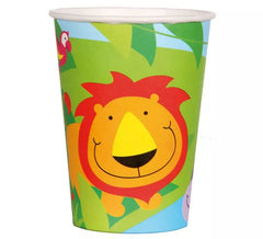 6 copos Jungle de 250 ml