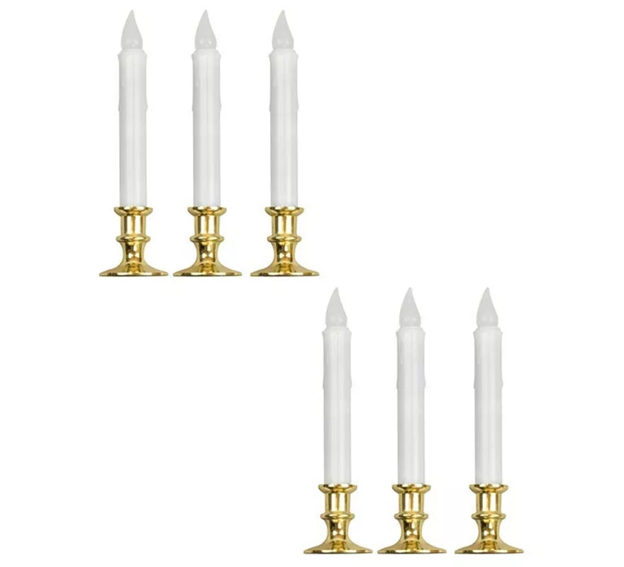 Translation missing: pt-PT.6 Velas Led de 23 cm