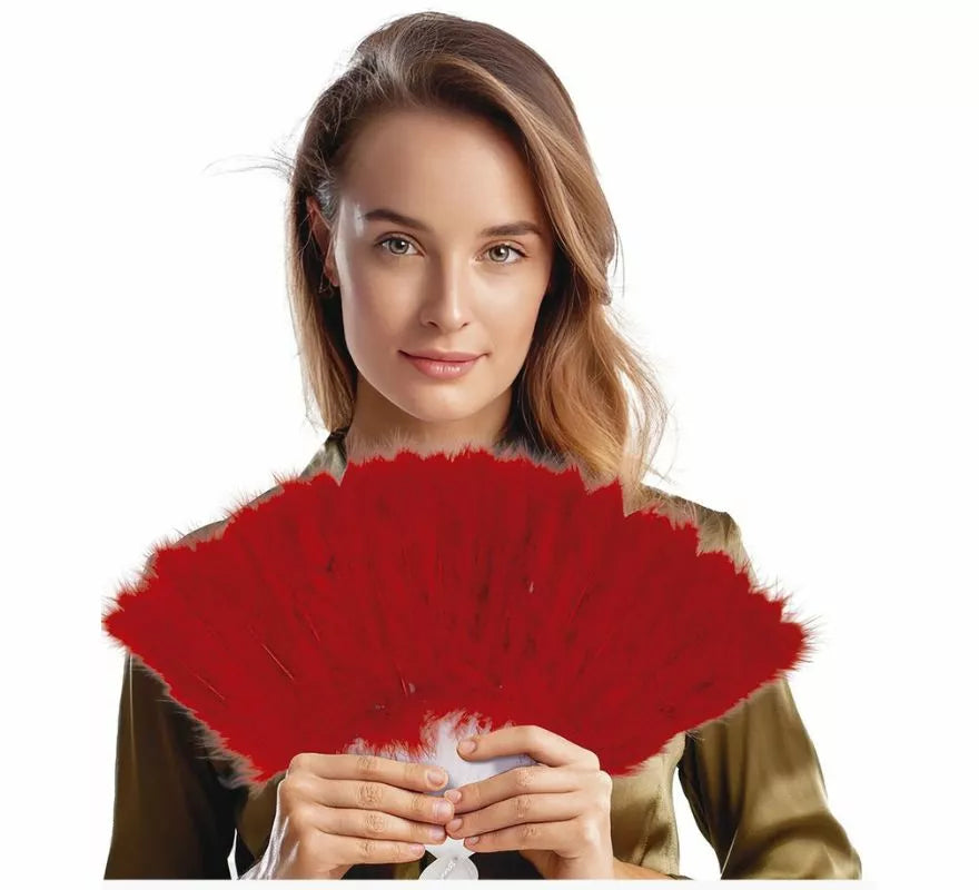 Translation missing: pt-PT.Abanico con Plumas de 16 Palas en varios colores