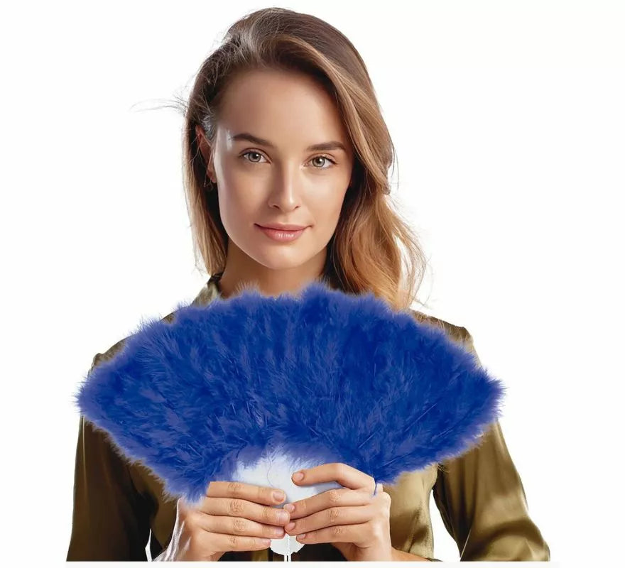 Translation missing: pt-PT.Abanico con Plumas de 16 Palas en varios colores