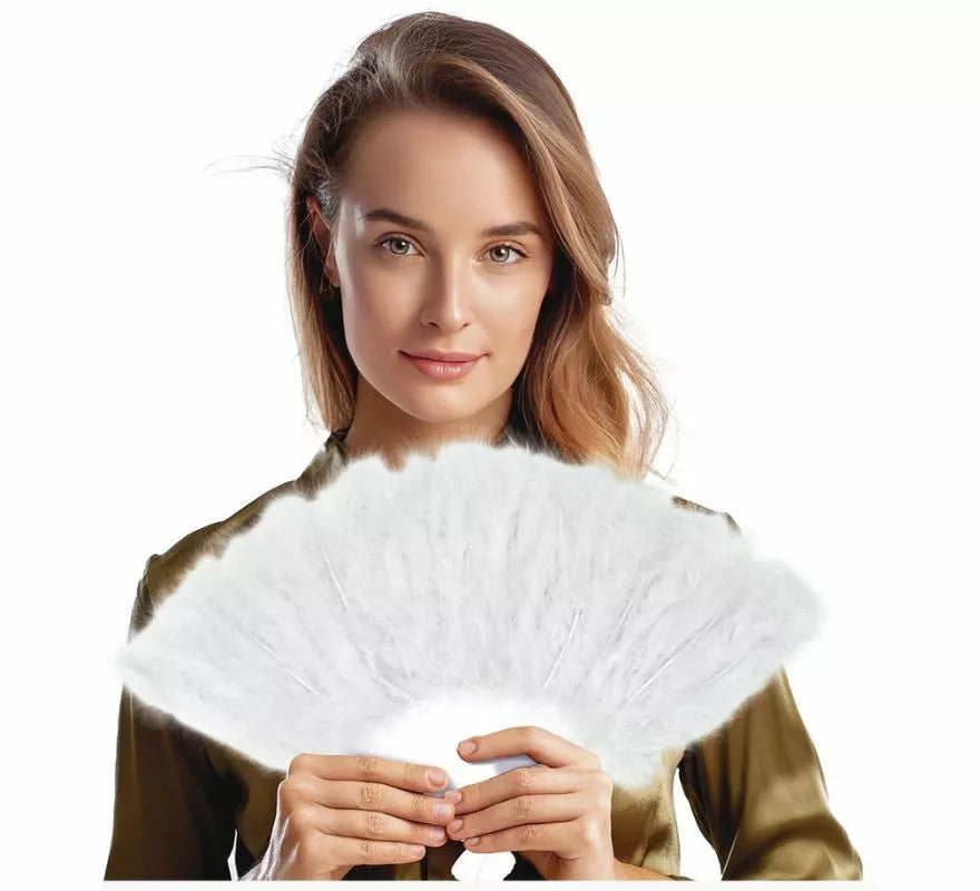 Translation missing: pt-PT.Abanico con Plumas de 16 Palas en varios colores