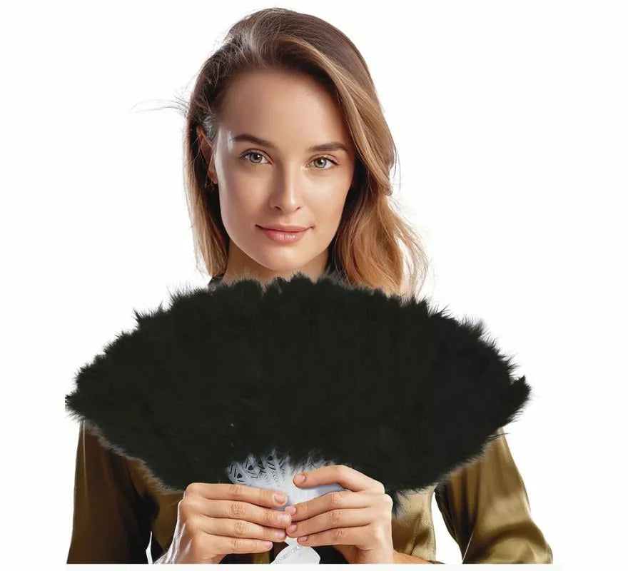 Translation missing: pt-PT.Abanico con Plumas de 16 Palas en varios colores
