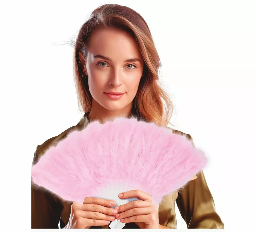 Translation missing: pt-PT.Abanico con Plumas de 16 Palas en varios colores