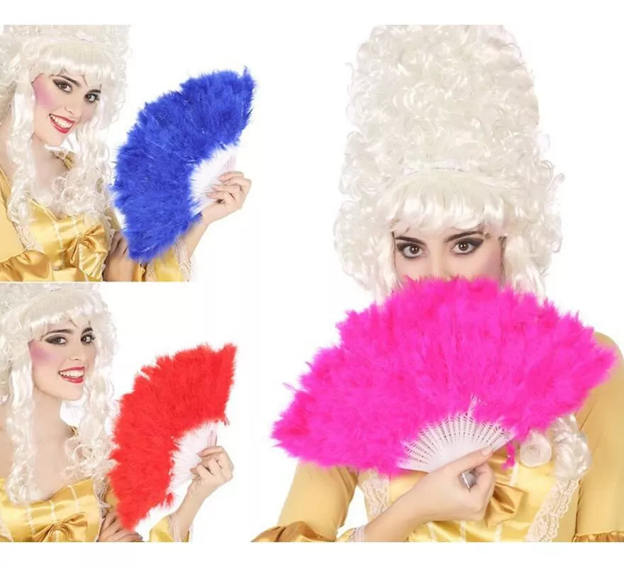 Translation missing: pt-PT.Abanico con Plumas en 3 colores surtidos