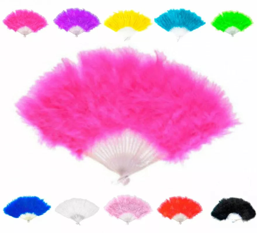 Translation missing: pt-PT.Abanico de Plumas Suaves de 29 cm en varios colores