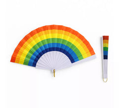 Leque multicolorido