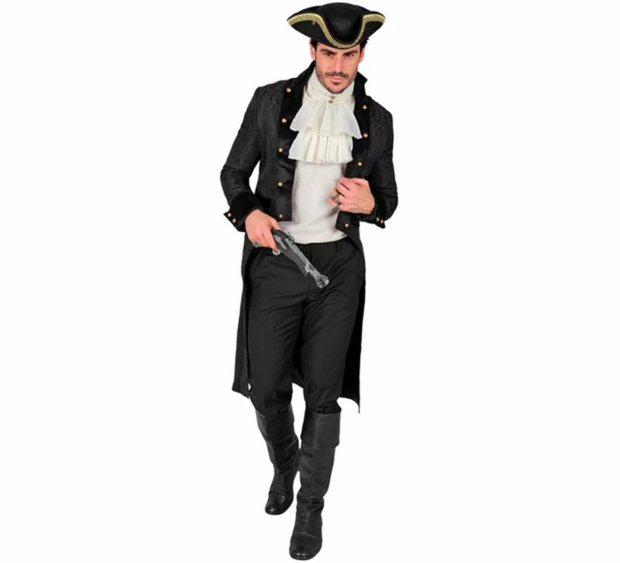 Translation missing: pt-PT.Abrigo Victoriano negro para hombre