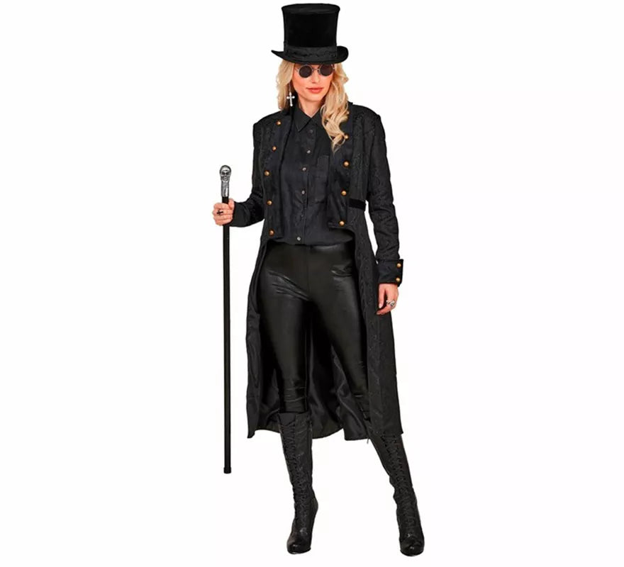Translation missing: pt-PT.Abrigo Victoriano negro para mujer