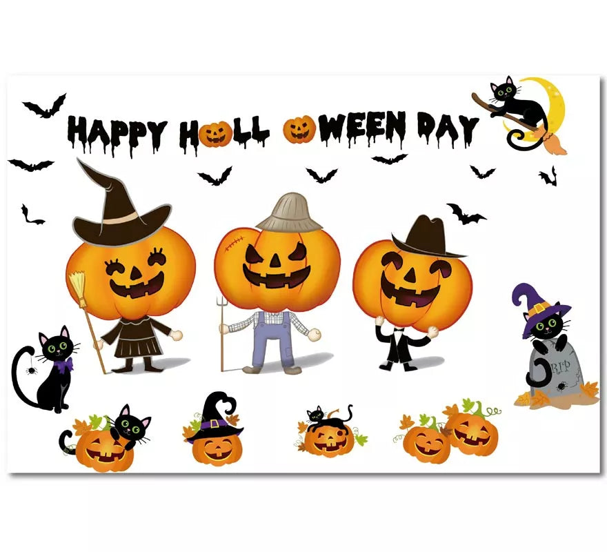 Translation missing: pt-PT.Adhesivo Happy Halloween de 45x60 cm