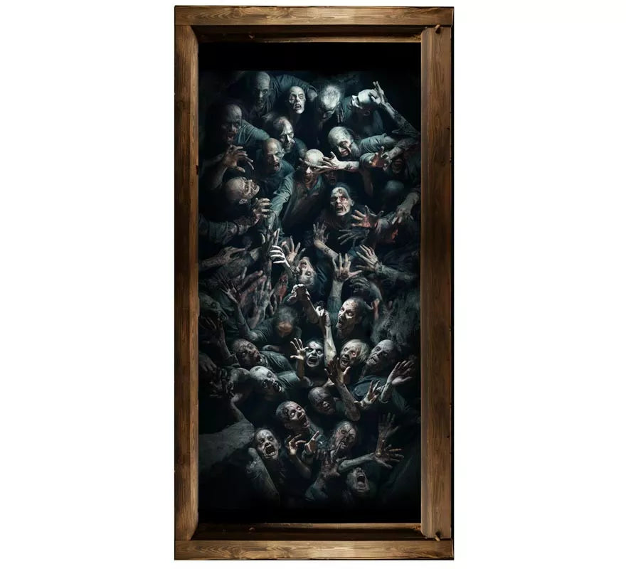 Adhesivo Suelo Zombies 30x90 cm