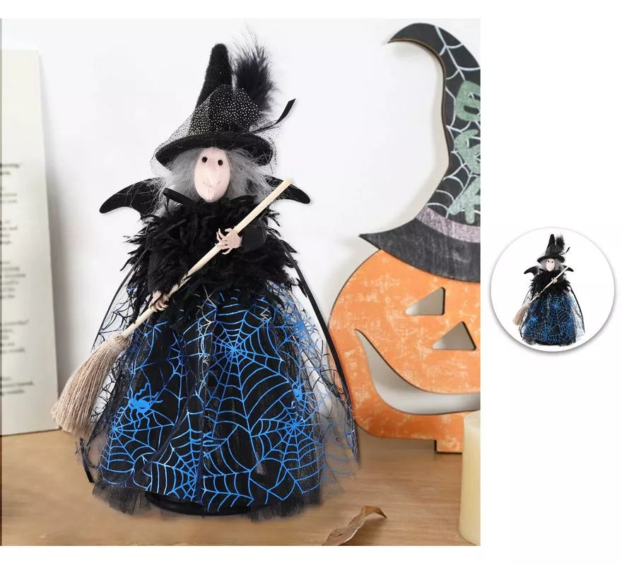 Translation missing: pt-PT.Adorno Bruja Luxe Azul 28 cm