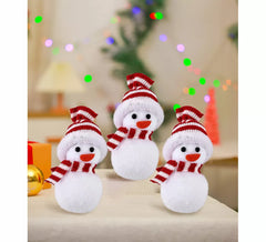 Enfeite de boneco de neve 9 cm