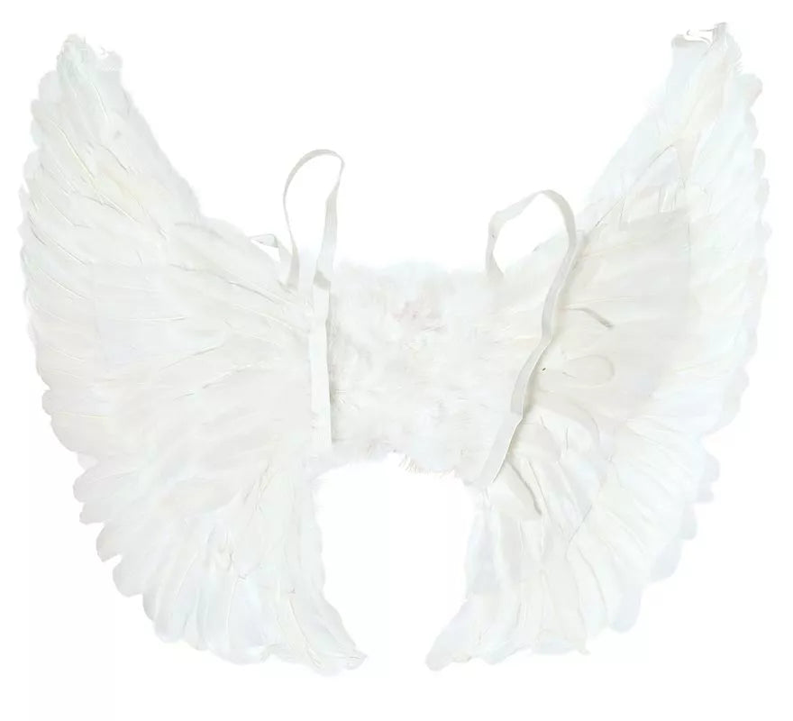 Translation missing: pt-PT.Alas con Plumas Blanca 50 X 45 cm
