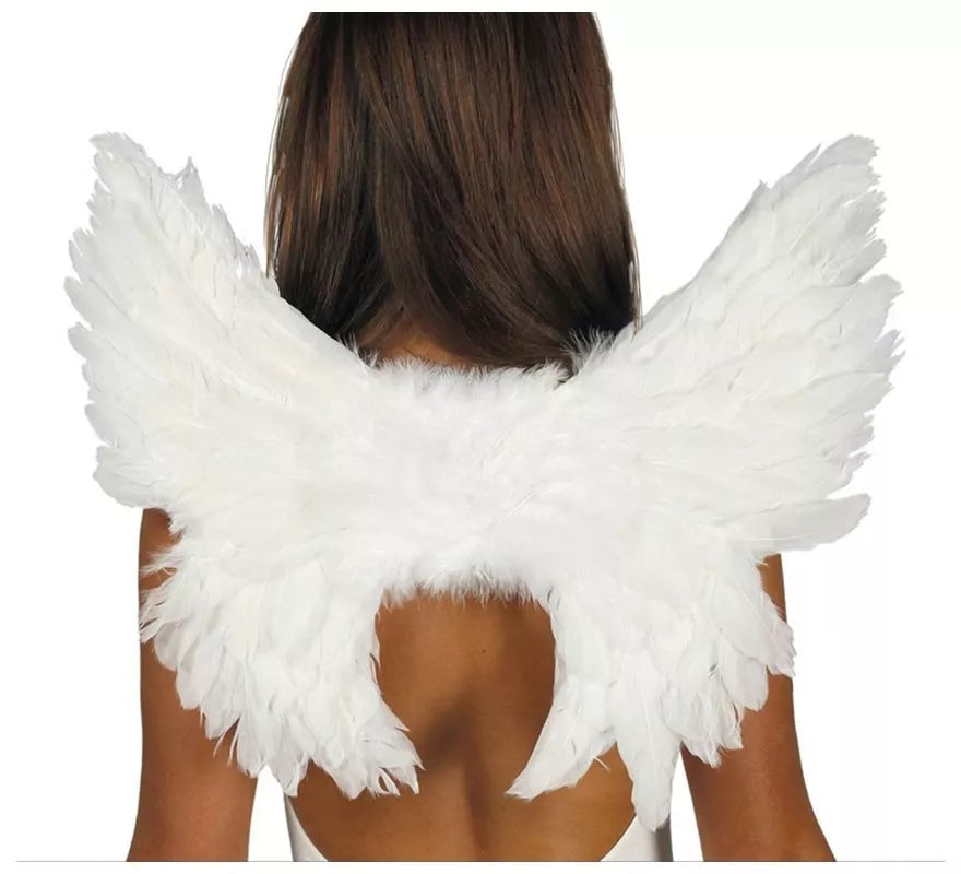 Translation missing: pt-PT.Alas con Plumas Blanca 50 X 45 cm