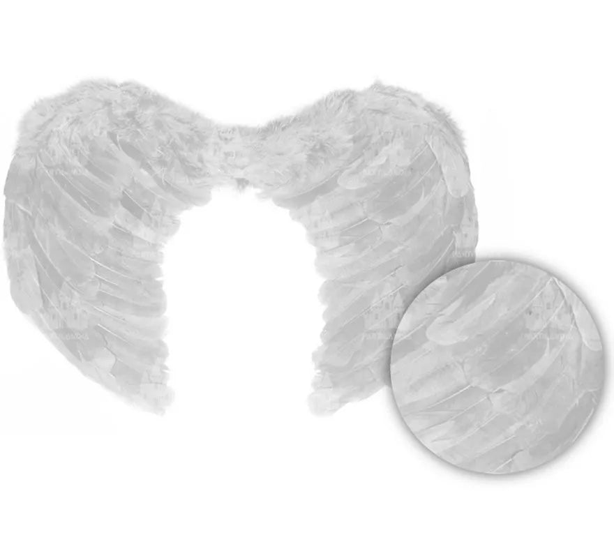 Translation missing: pt-PT.Alas de Ángel de Plumas blancas de 60x45 cm