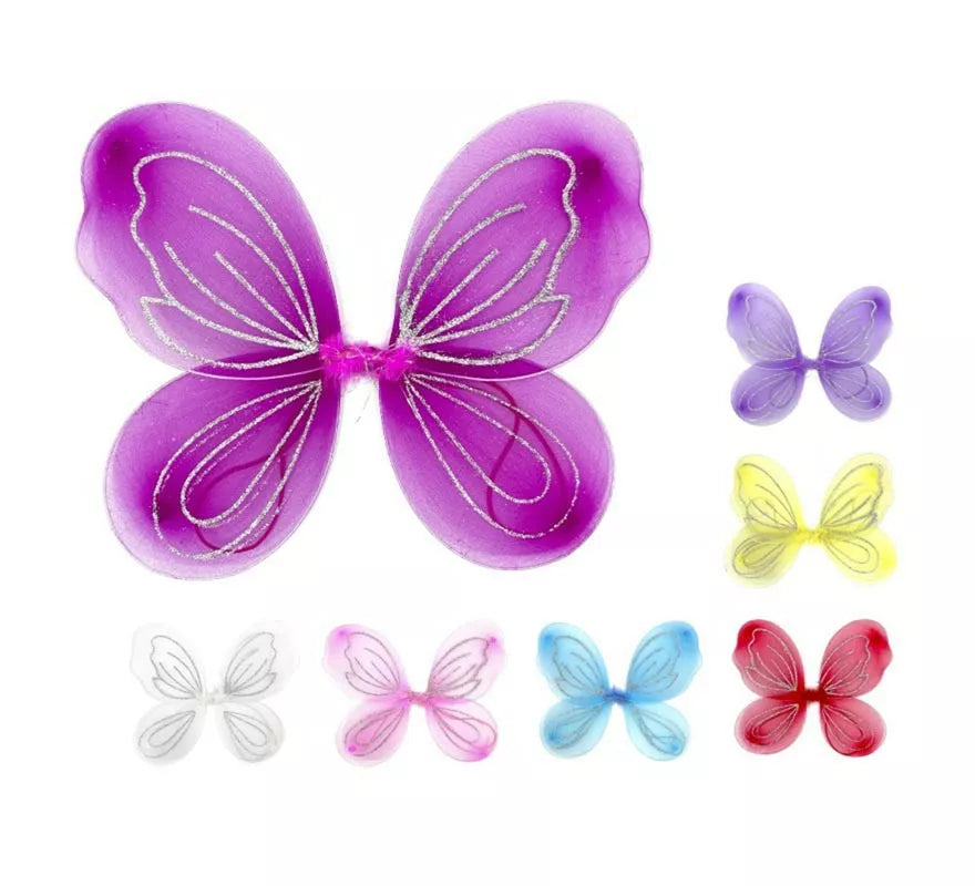 Alas de Mariposa infantil de 40 cm colores surtidos