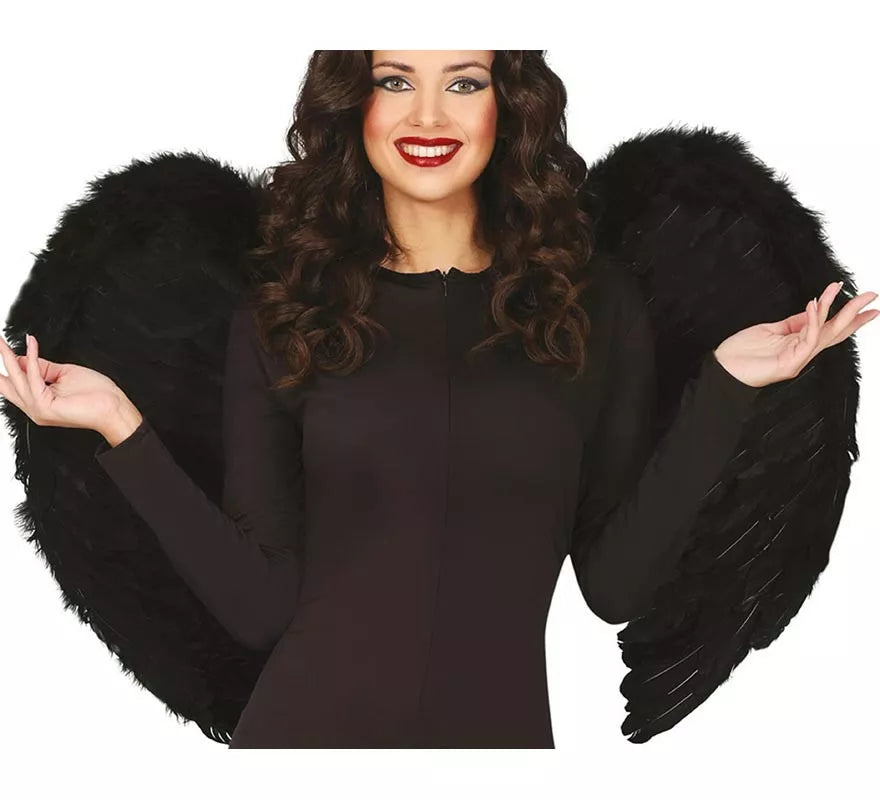 Translation missing: pt-PT.Alas de Plumas negras de 80x55 cm