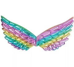Asas de tecido multicoloridas infantis, 43x22 cm