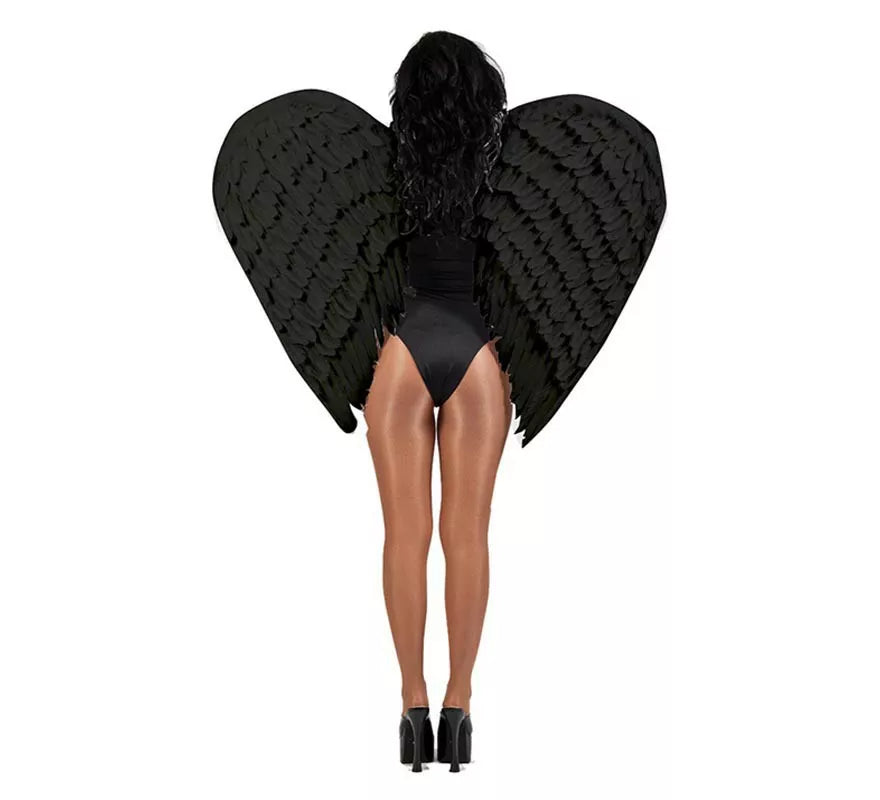 Translation missing: pt-PT.Alas Gigantes Plumas Negras 100X80 cm
