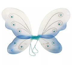 Asas de borboleta azul 45X38 cm