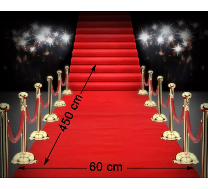 Translation missing: pt-PT.Alfombra Roja de decoración 450X60 cm