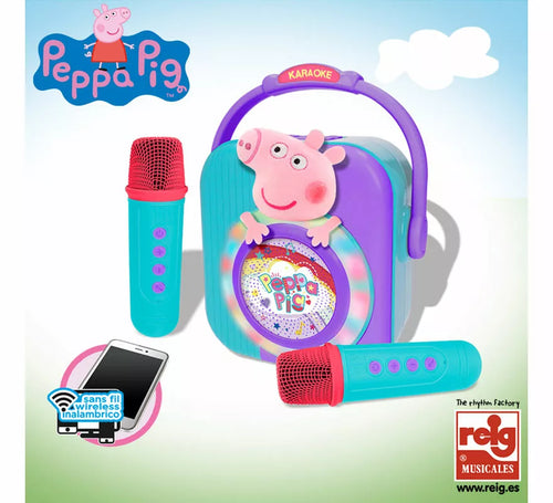 Amplificador Peppa Pig con Micrófonos Bluetooth