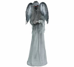 Anjo assustador com luz, som e movimento 170 cm