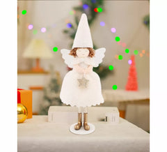 Enfeite de anjo branco, 21 cm