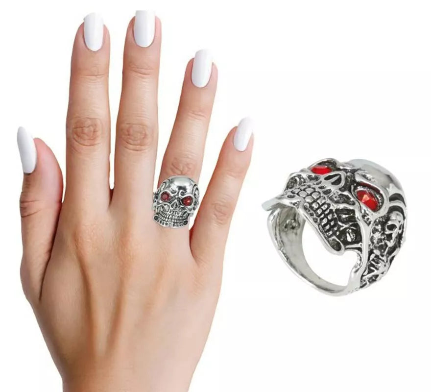 Anillo Calavera de Metal