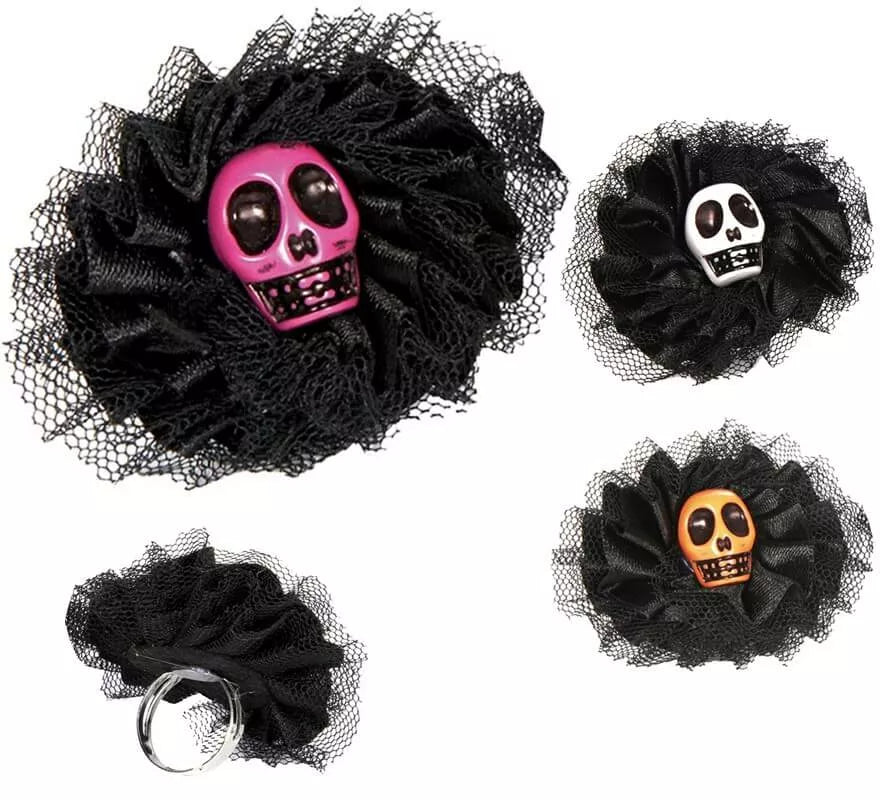Translation missing: pt-PT.Anillo con calaveras en colores surtidos