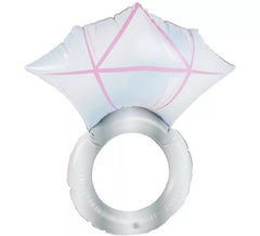 Anel de diamante inflável de 50 cm