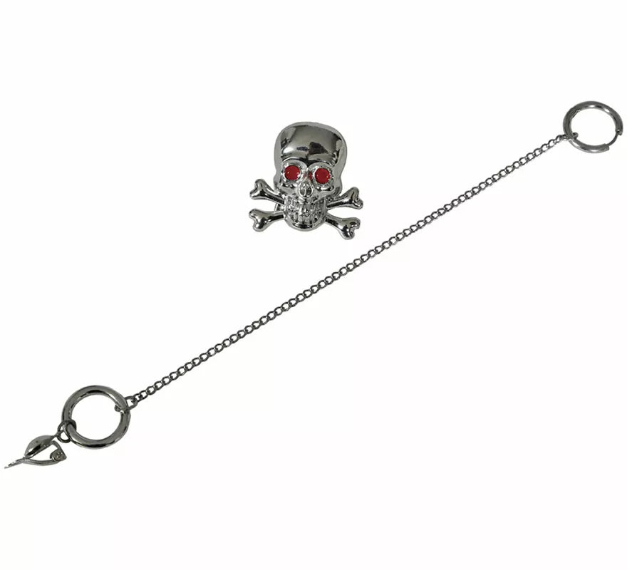 Translation missing: pt-PT.Anillo y Pendiente con Piercing Pirata adulta