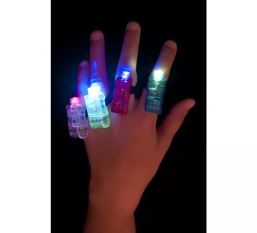 Translation missing: pt-PT.Anillos con luz en colores surtidos 4 unidades
