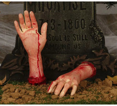Antebraço e mão com sangue 32 cm