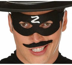 Máscara de bandido preto