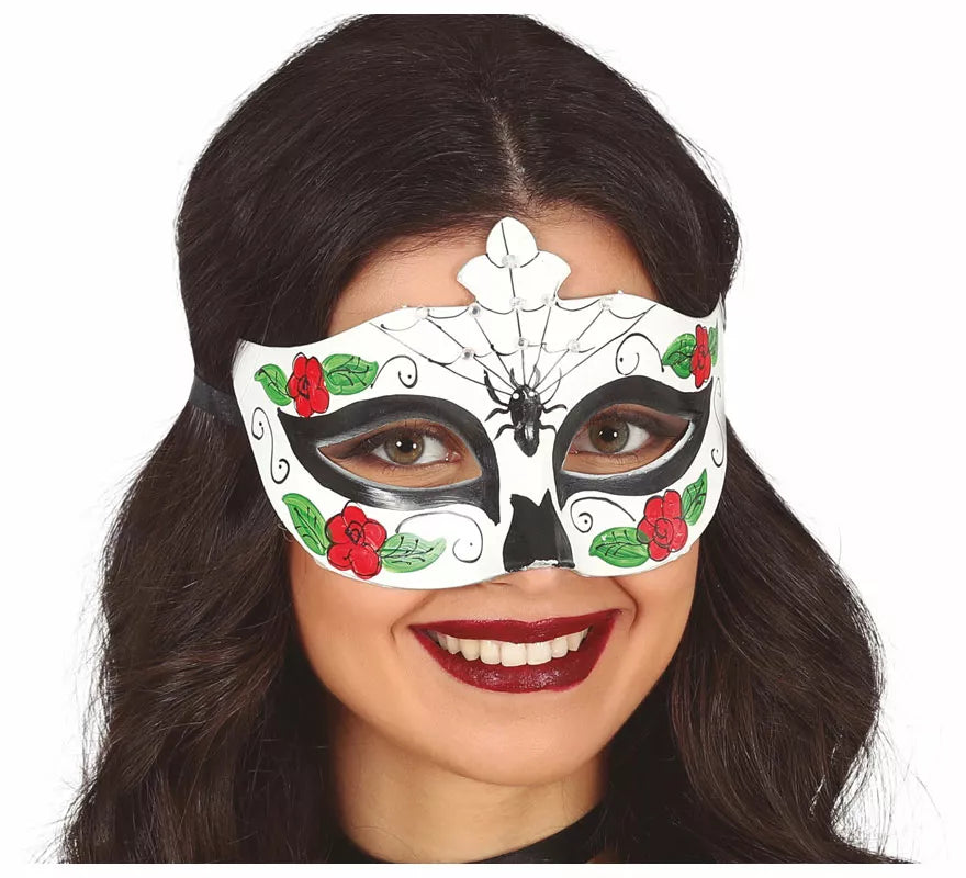Translation missing: pt-PT.Antifaz de Catrina con Araña