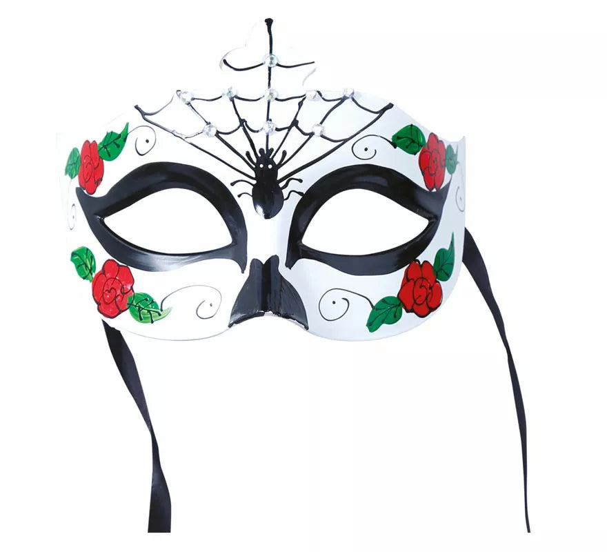 Translation missing: pt-PT.Antifaz de Catrina con Araña