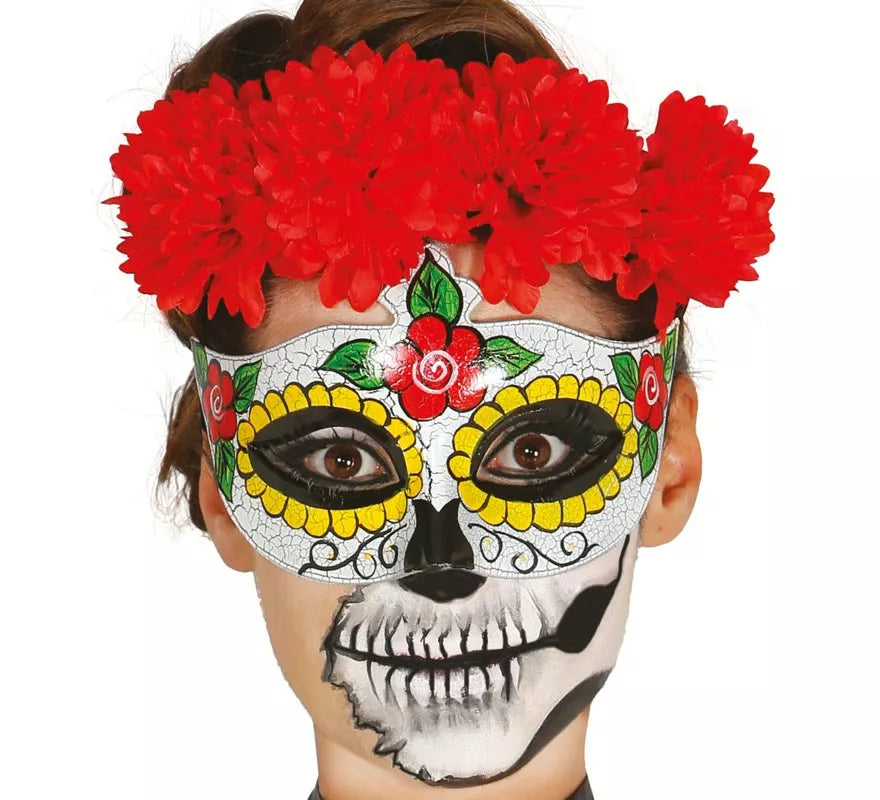 Translation missing: pt-PT.Antifaz de Catrina mexicana