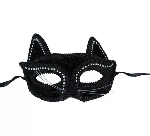 Antifaz de Gatita negro