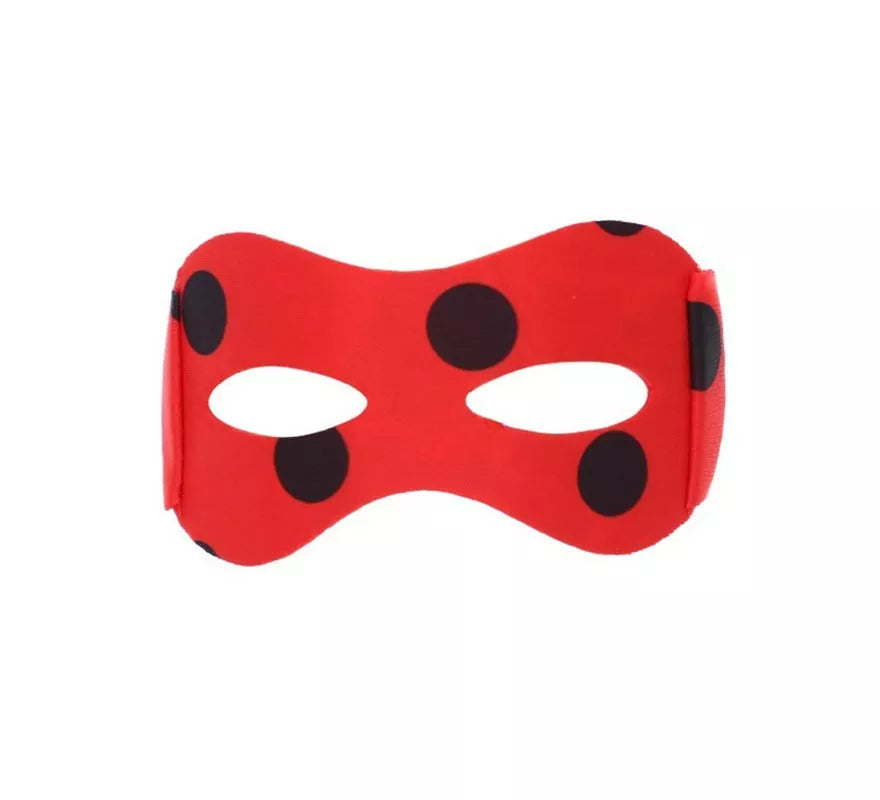 Translation missing: pt-PT.Antifaz de Ladybug rojo con lunares