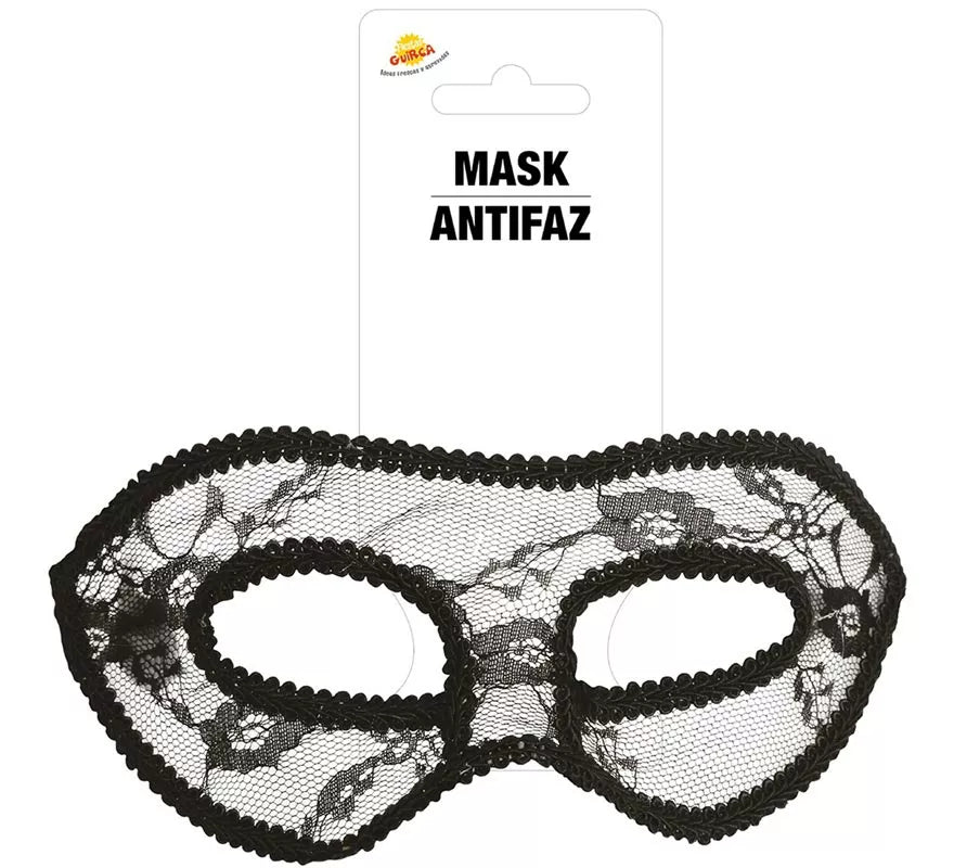 Translation missing: pt-PT.Antifaz de puntilla negro
